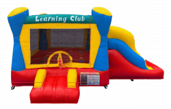Full20Front20View20png 1716513573 Toddler Learning Club Bounce House with Slide