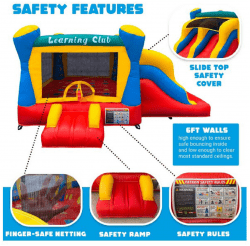 Safety20png 1716513572 Toddler Learning Club Bounce House with Slide