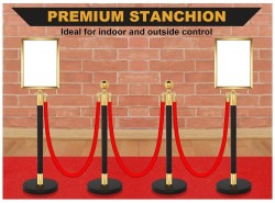 Stanchions 1760059411 Red Carpet & Velvet Rope Stanchions (Add-On)